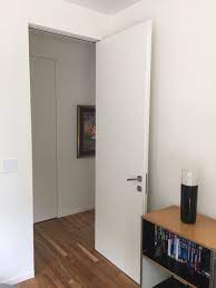 Revolutionized installation of flush doors. Oneplane Frameless Doors Frameless Doors By Insensation Frameless Doors Flush Doors Modern Interior Doors Invisible Doors Filo Muro Door New York Los Angeles San Francisco Schweiz Deutschland