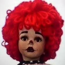 Havintage RARE Christmas Jumbo Red Annabelle doll 26 tall