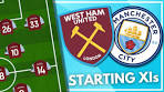 WEST HAM v MAN CITY - STARTING XI | PREDICTED ... - YouTube