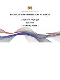 Syllabus for part ii english. Secondary Syllabus Form 2 Curriculum English Language