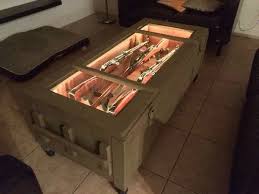 This is our coffee berry table gun safe with ampere lock that we made. Pin On Home Decor