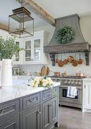 61 Modern Farmhouse Kitchen Cabinet Makeover Design Ideas Country Style Kitchen Home Decor Kitchen Glass Kitchen Cabinets