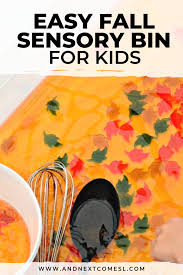 Maybe you would like to learn more about one of these? Fall Leaves Sensory Bin With Water And Next Comes L Hyperlexia Resources