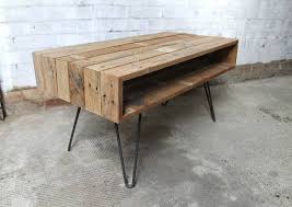 Ringed Coffee Table Wiith Hairpin Legs Coffee Table Contemporary Coffee Table Elegant Coffee Table