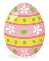 Uovo di pasqua felice dipinto con motivo floreale su sfondo bianco. disegno  colorato. | Vettore Premium