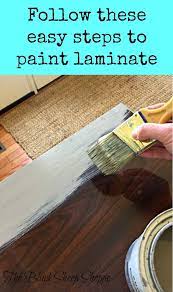 Staining laminate flooring is generally not recommended due to the special nature of the materials used in its construction. Pin On Hand Painted Furniture The Black Sheep Shoppe