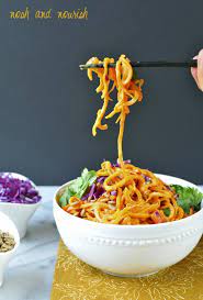 Paleo Pad Thai With Carrot And Sweet Potato Noodles Cooking Recipes Recipes How To Eat Paleo