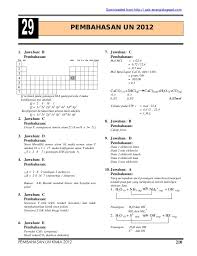 Contoh Soal Un Kimia Sma Dan Pembahasannya Dapatkan Contoh