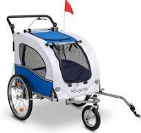 Amazon.com: PEXMOR 2-in-1 Dog Bike Trailer,Pet Stroller Dog ...