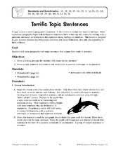Lessons For Teaching Topic Sentence And Thesis 5th Grade Topic Sentences Classroom Writing Elementary Writing