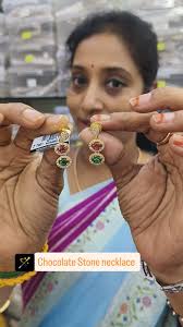 🪄 Chocolate oval stones necklace , 🪄Smart cute earings , 🪄Gold polish ,  Booking and enquiry , 7339588688, Akshavi Trends , 22 baskara plaza  fairlands salem16 , #akshavitrends ...