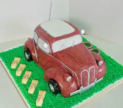60th Old Timer Birthday Cake Replica Of Real Car Essen Und Trinken Trinken Essen