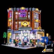 Light My Bricks Led Light Kit For Lego Corner Garage 10264 Lego Light Kit Led Light Kits Lego Lighting Acrylic Display Stands