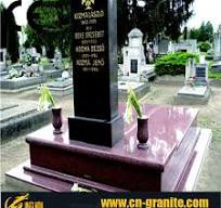 Lilac Headstone Western Style Tombstone European Style Stone Carving Cross  Tombstone Granite Stone Tombstone and Monument