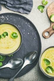 Lecker Vegetarisch Cremige Rosenkohlsuppe Rezept Rosenkohlsuppe Rezepte Lecker
