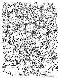 20 My Hero Academia Coloring Pages (Free PDF Printables)
