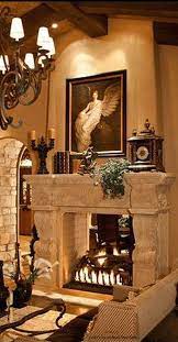 Gorgeous Tuscan Decoration Ideas Perfect For Renew Your Home 20 Trendehouse Tuscan House Mediterranean Decor Tuscan Fireplace