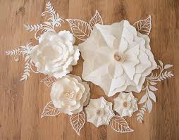 White wall flowers for nursery. Paper Party Supplies Backdrops Props Floral Wall Decor Assembled Flower Backdrop Wedding Flower Backdrop Baby Shower Flowers Off White Paper Flowers Nursery Wall Flowers