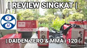 These mesin las come with inverter technology. Review Singkat Daiden Zero Mma I 120 Inverter Las Travo Las Mesin Las Mma 120 Daiden Youtube