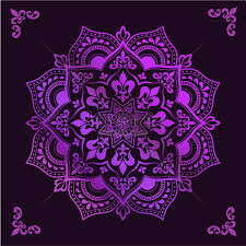 Design tree logo wedding floral floral banner peonies mandala paisley plant swirls floral card frames water color retro flower vector floral ornaments geometric floral swirls watercolour flowers floral. Purple Mandala Vector Pattern Illustration Image Picture Free Download 450011565 Lovepik Com