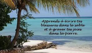 Apprends A Ecrire Tes Blessures Dans Le Sable Et A Graver Tes Joies Dans La Pierre Ile Paradisiaque Ile Apprendre A Ecrire