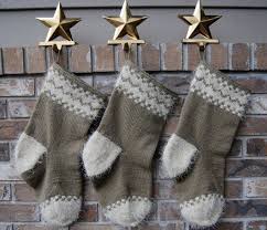 Discover more patterns by lily sugar 'n cream at lovecrafts. Neutral Christmas Stocking 1 Taupe Stocking Hand Knit Etsy Christmas Stockings Knitted Christmas Stockings Christmas Knitting