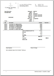 Hotel Bill Format In Word 561 Hotel Invoice Template Free Hotel
