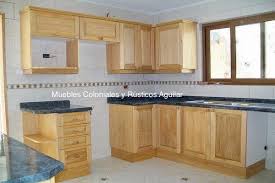 Con muebles de gran capacidad para tenerlo todo ordenado; Cocina Integral De Madera De Pino Muebles Coloniales Y Rusticos Aguilar Facebook