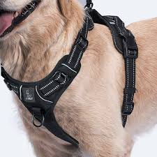 dog harness for easy no pull walk reflective breathable