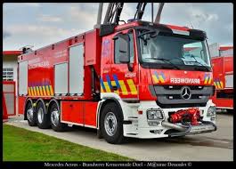 Brandweer Kerncentrale Doel Vehicule Pompier Pompier Mercedes