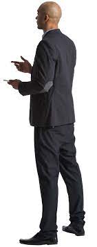 Cutout Man Standing Hands Modelos Escalas Pessoa