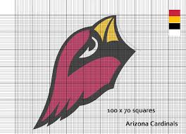 Celebrate the beautiful state of arizona with this fun and easy cross stitch pattern. Arizona Cardinals Nfl Logo Cross Stitch Pattern Cross Stitch Stitch Projects Cross Stitch Patterns