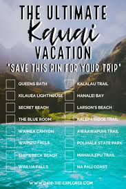 30 Epic Things To Do In Kauai You Won T Want To Miss In 2020 Kauai Vacation Kauai Hawaii Honeymoon Hawaii Honeymoon