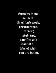 Success Is No Accident It Is Hard Work Perseverance Learning Studying Sacrifice And Most Of All Love Of What You Are Doing Composition Books Wide Ruled Paper 100 Sheets 8 5x11