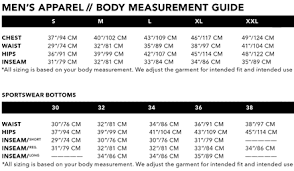 Clothing Size Guide