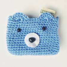 It is not surprising that knit wallets are appreciated rather expensive, because the manufacturing process is quite complicated. Bear Coin Purse Wallet How To Stitch A Knit Or Crochet Pouch Yarncraft On Cut Out Keep