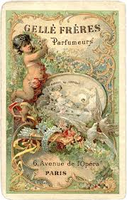 Romantic Paris Perfume Label Gorgeous Perfume Label Vintage Advertisements Vintage Postcards
