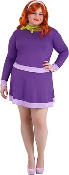 Amazon.com: Plus Size Women's Scooby Doo Daphne Costume, Scooby-Doo  Character, Purple Dress Outfit for Halloween 1X : Clothing, Shoes & Jewelry
