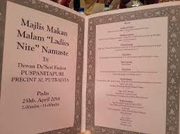 Maybe you would like to learn more about one of these? Hot Sungguh Majlis Makan Malam Ladies Nite Namaste Bollywood Puspanita 2016