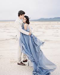 Styling casual beach wedding dresses. 30 Color Wedding Dresses That Are Positively Perfect For Fall Brides Ruffled