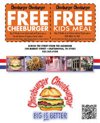 Cheeburger Cheeburger Restaurant Coupon Located In Chattanooga Tn Restaurant Coupons Cheeburger Cheeburger Kids Meals