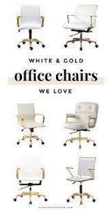 white gold office chairs for your home office desk officechair best office chair gold office chair white office chair