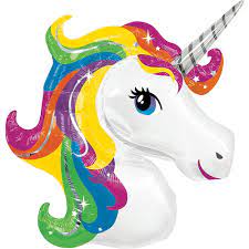 Apakah anda mencari gambar unicron png? Rainbow Unicorn Balloon 33in X 29in Giant Party City
