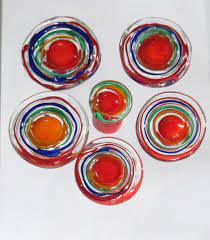It doesn't get more classic than black and white. Amazon Com Knobs 5 Handmade Venetian Glass Cabinet Knobs For Furniture Kitchen And Baths Bright Happy Primary Colors And Crystal Clear Lampwork Glass 1 Knob Free Handmade