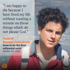 GOD'S INFLUENCER 😌🙏 Catholics around the world celebrate the feast day of  Blessed Carlo Acutis,