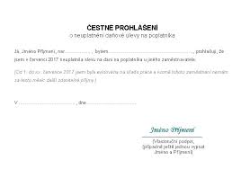 Čestné prohlášení o pravdivosti údajů. Ptak Vnejsi Trpelivi Cestne Prohlaseni O Neuplatneni Slevy Na Dani Na Dite Skeletonrealm Com
