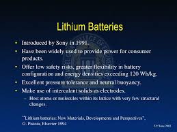 Ppt Nano Structured Electrodes For Lithium Ion Batteries