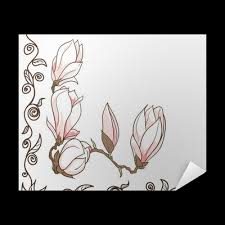 Disegno fiori tatuaggi fiore di loto dipingere fiori disegni di tatuaggio di fiore. Poster Vector Disegnati A Mano Fiori Di Magnolia Telaio Angolo Ornamentali Pixers Viviamo Per Il Cambiamento