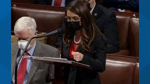 Lauren boebert (republican party) is a member of the u.s. Rep Lauren Boebert Full Electoral College Objection Speech From House Floor 9news Com