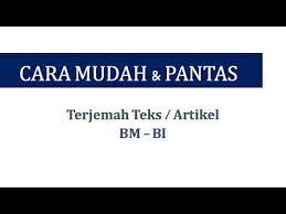 We did not find results for: Kaedah Mudah Dan Pantas Terjemah Translate Bm Bi Youtube